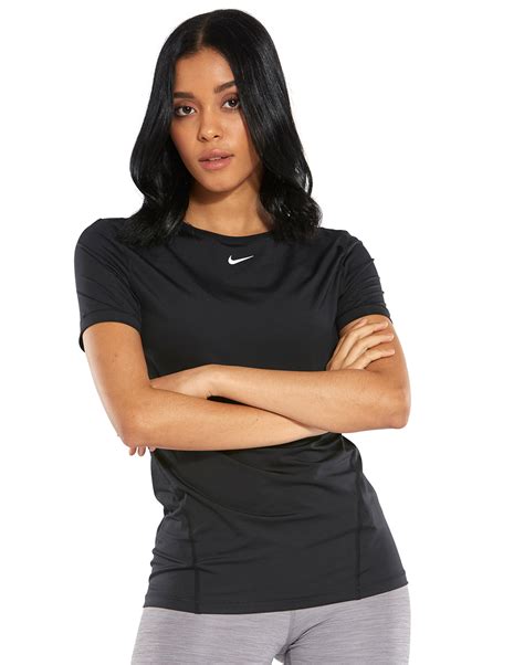 gymshirt nike zwart wit geblokt